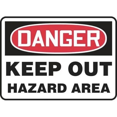 Accuform OSHA DANGER SAFETY SIGN KEEP OUT  MADM047XL MADM047XL